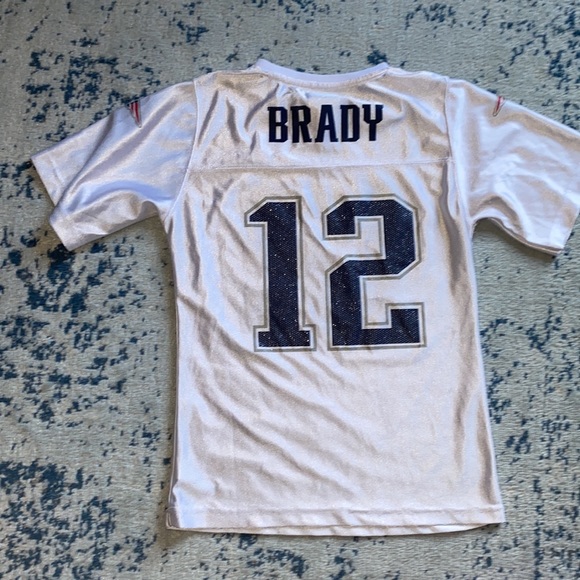 NFL team apparel girls size large - patriots Brady 12 - Picture 5 of 7